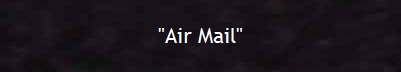 "Air Mail"